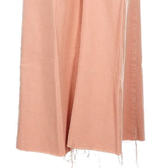 NWT $228 MOTHER Flare Palazzo Pants Jeans Peach Tan Mid-Rise Size 29 - Picture 11 of 11